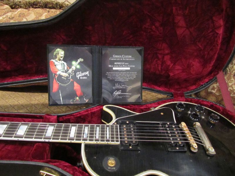 Gibson Custom Shop Les Paul Mick Jones Aged 1957 Reissue Ebony