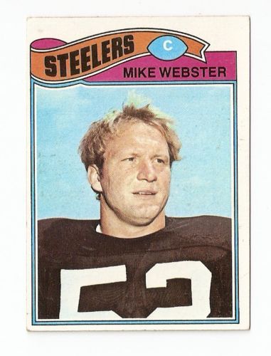1977 Mike Webster Topps Rookie Football Trading Card 99