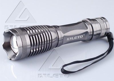 1800 Lumen Zoomable CREE XM L T6 LED 18650 AAA Flashlight Torch Zoom