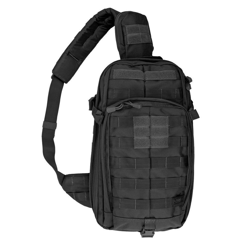 11 TACTICAL RUSH MOAB 10 SLING BAG BACKPACK MILITARY 56964 BLACK NWT