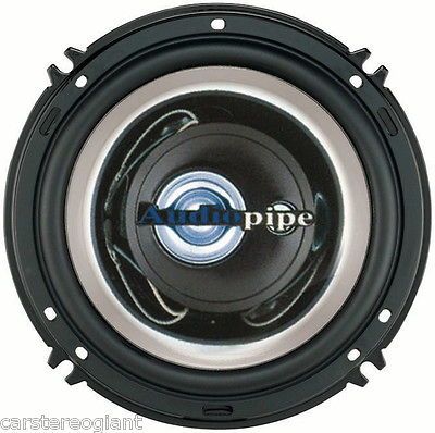 AUDIOPIPE APT1611 6.5 2 WAY 250W CAR AUDIO SPEAKERS 6 1/2 APT 161