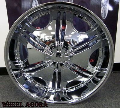 24 INCH RIMS WHEELS F 150 NAVIGATOR EXPEDITION CHEVY 5X127 5X135