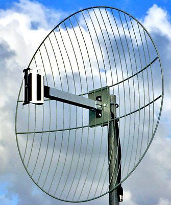 19dBi Grid Dish Antenna PLUS 802.11N Card and 20ft LMR 400 N SMA Cable