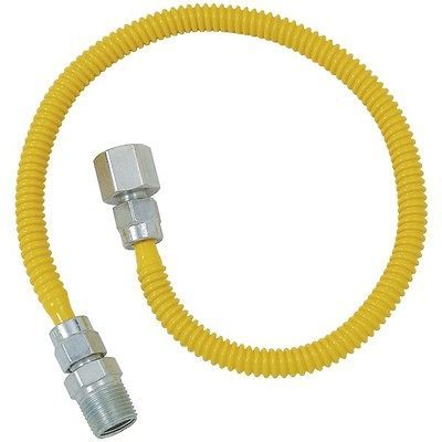 BRASSCRAFT CSSD54 60 GAS DRYER & WATER HEATER FLEX LINES (1/2OD (1/2