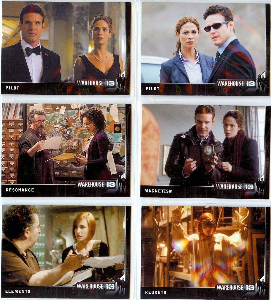 Warehouse 13 Season 1 Base Card Set   Full 72 Card Set   New