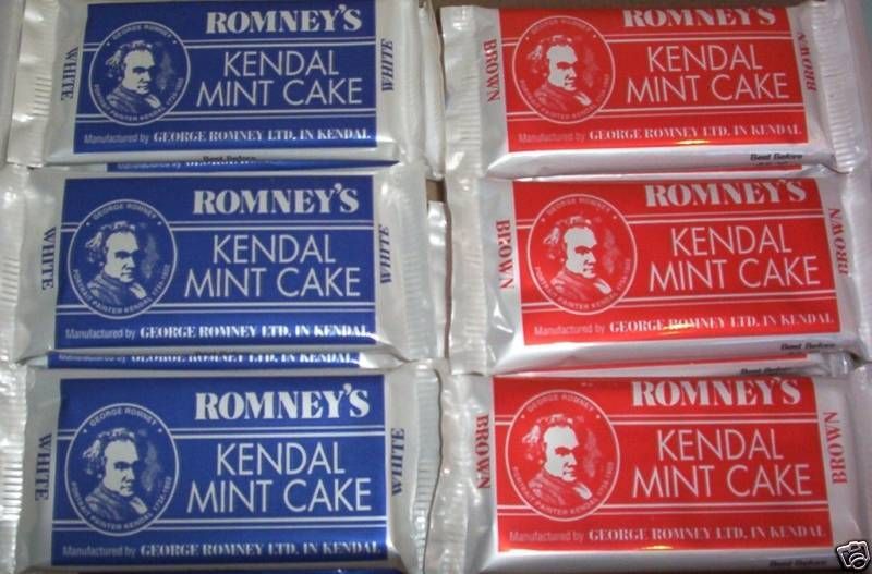 KENDAL MINT CAKE 12 x 40g WHITE / BROWN Bars, EXERCISE