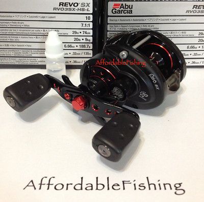 Abu Garcia Revo SX HS L Left Hand Casting Reel ~ RVO3SXHSL ~7.11