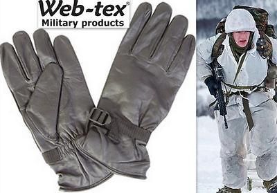 BRITISH ARMY LEATHER 95 GLOVES MARINE PARA T.A. LARGE