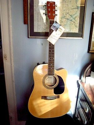 Johnson JG 650 TN Cutaway Electric Acoustic Steel String Thinline