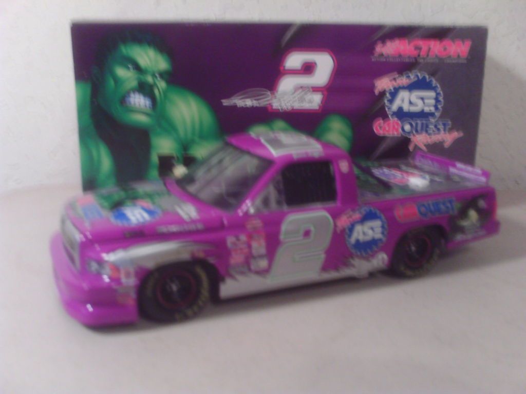 Leffler 2 ASE / THE HULK TRUCK 1/24 Action Platinum NASCAR diecast