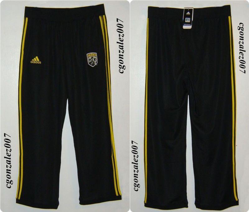 Adidas Columbus Crew Soccer Sweatpants Jersey Mens MLS