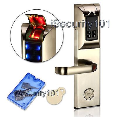 ADEL 4920 Biometric Fingerprint Password Card Keyless Door Lock