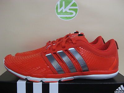 NEW ADIDAS Adipure Gazelle Mens running shoes Red/Iron; Size 12