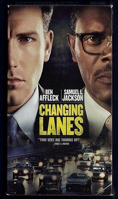 EXC VHS CHANGING LANES Ben Affleck Samuel Jackson Toni Collette