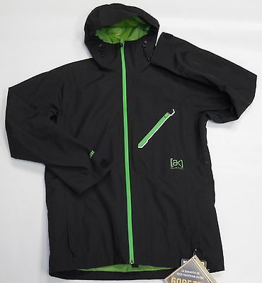 BURTON [AK] MENS 2L CYCLIC JACKET 253696 TRUE BLACK size MEDIUM