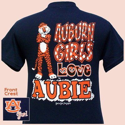 Auburn T shirt Auburn Girls Love Aubie