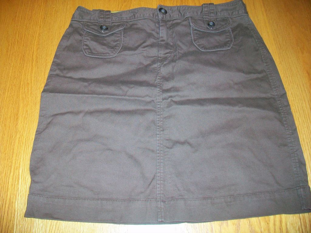 OLD NAVY WOMENS BROWN SKIRT SIZE 8 VERY NICE (1)