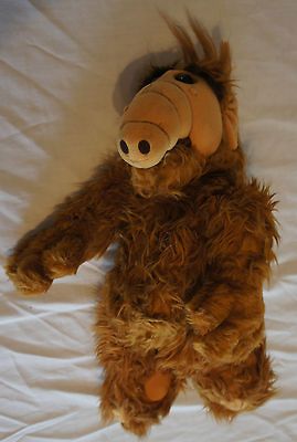 Alf Coleco 1986 Vintage Medium Soft Plush Fuzzy Brown Alien Character