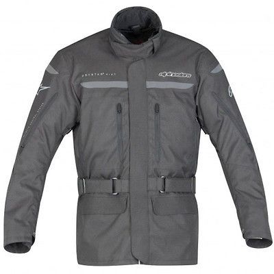 Alpinestars Koln Drystar Waterproof Mens Motorcycle Jacket Dark Gray