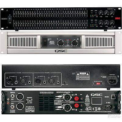 QSC GX7 Power Amplifier GX 7 Amp with BBE EQA231 Dual 31 Band