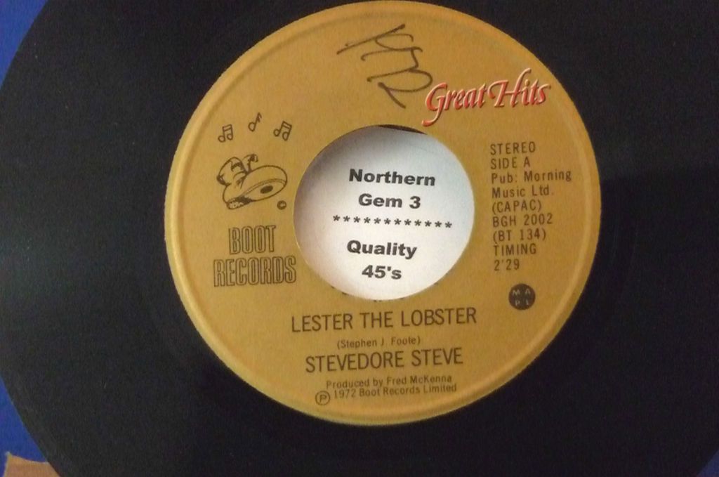 STEVE   Lester The Lobster / Steel Wheels On The Rails   1972 BOOT