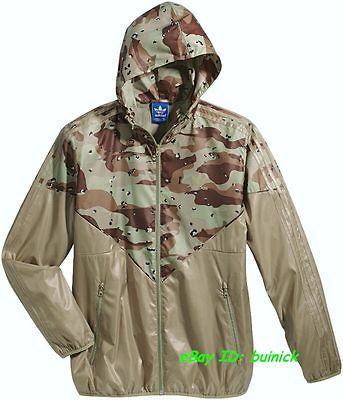 ADIDAS COLORADO WINDBREAKER JACKET Desert Camo hooded army military