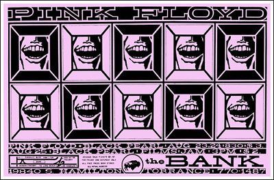 PINK FLOYD 1968 The Bank Torrance CA Concert Poster