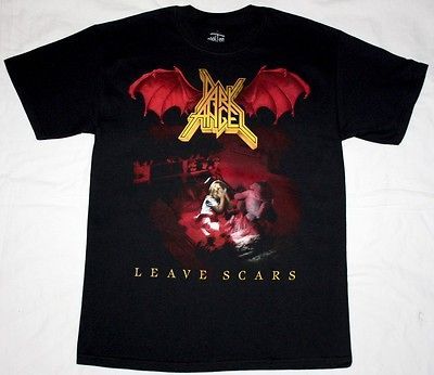 DARK ANGEL LEAVE SCARS89 THRASH METAL BAND SLAYER FORBIDDEN NEW BLACK