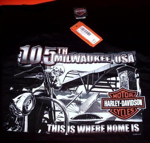 HARLEY 105TH ANNIVERSARY RALLY T SHIRT large xl 2xl new