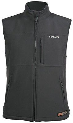 Black XL Classic Softshell Womens Electric Battery Heated Vest