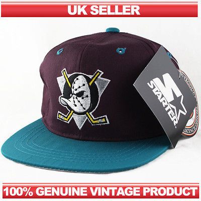 Anaheim Mighty Ducks STARTER Youth Vintage Snapback Hat Cap LAST FEW