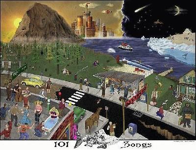 101 PHISH SONGS Poster   Full Size ~ Artist Song List Collage