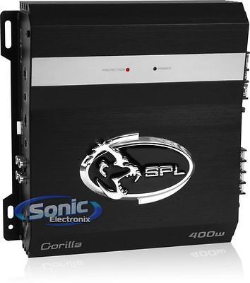 400 400W Max 2 Channel Class AB Gorilla Series Power Car Amplifier/Amp