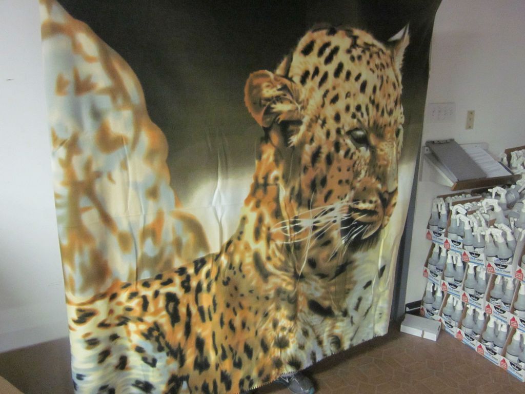 71 X 78 HUGE FLEECE THROW BLANKET ANIMAL PRINT WOLF HORSE TIGER BEAR