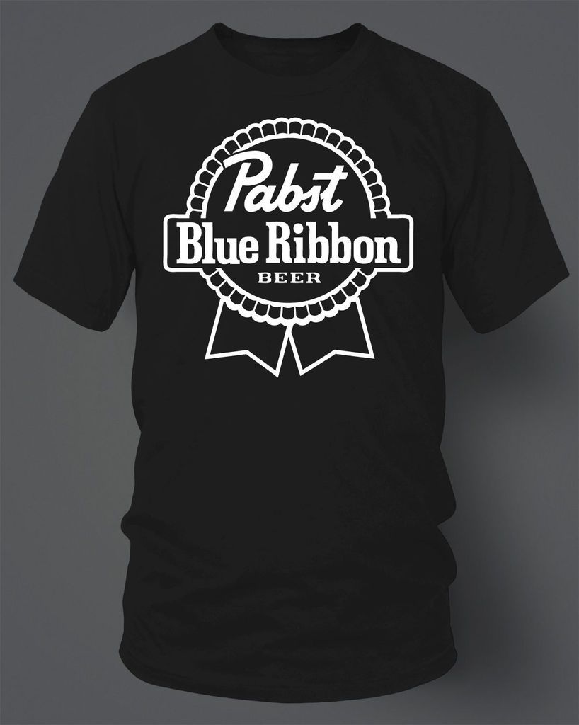 5XL Jerzees PABST BLUE RIBBON T Shirt PBR BEER Logo NEW Size Budweiser