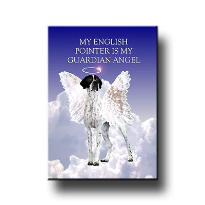 ENGLISH POINTER Guardian Angel FRIDGE MAGNET New DOG