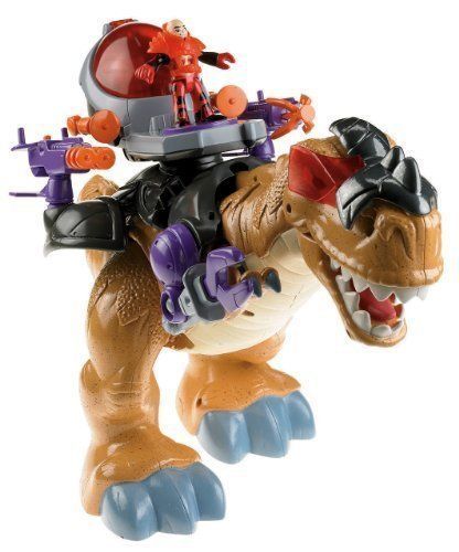 FISHER PRICE IMAGINEXT MEGA T REX WITH DVD NEW