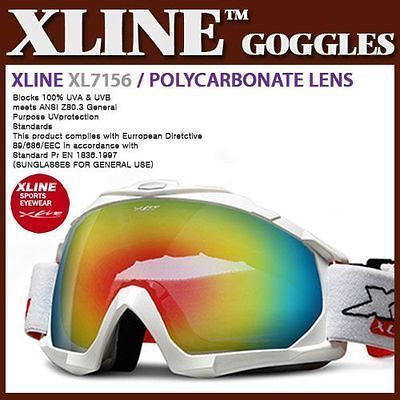 WHITE IRIDIUM REVO★Clean Night Lens★ SKI SNOWBOARD GOGGLES G993