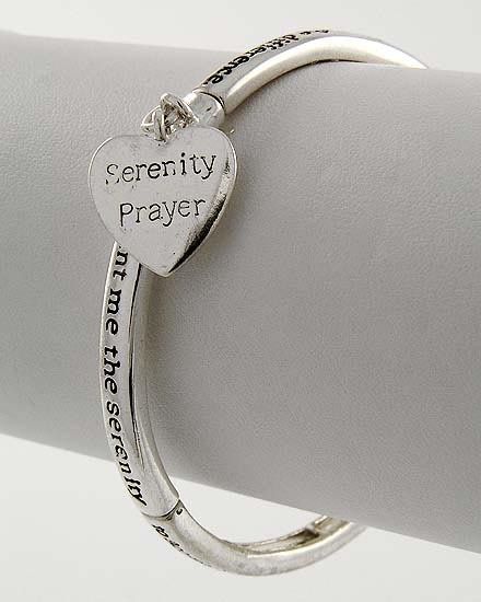 SERENITY PRAYER AA AL ANON INSPIRATIONAL BRACELET 323 A