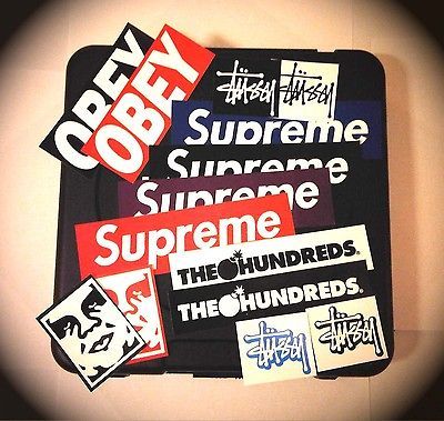 Stussy The Hundreds 14 Stickers Box Logo Skate T Shirts Beanie Macbook