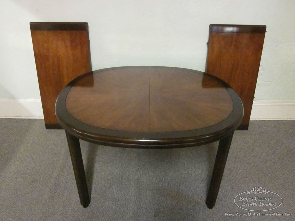 Drexel Heritage Tai Ming Beautiful Oriental Style Dining Table w/2