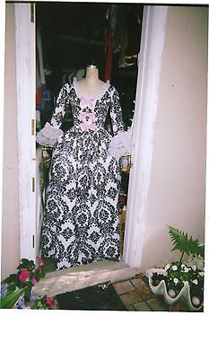 1776 colonial marie antoinette gown dress made to measurements color