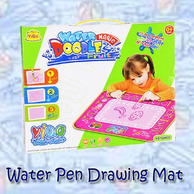 New Lovely Children Child Aquadoodle Toy Water Drawing Pen & Mat With