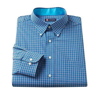 by Ralph Lauren Men’s Button Down Twill Collar Dress Shirt Aqua