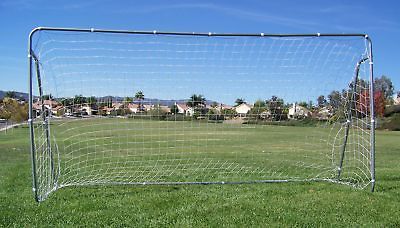 Large 12x6 Soccer Goal, Net, Velcro Straps, Anchors. Training Goals