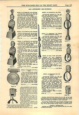 1934 AD Eco Automatic Gas Gasoline Service Station Air Pumps Wall