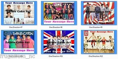 ONE DIRECTION VARIETY #2 Edible Cake Art Image Decoration Topper