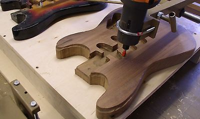 INCREDIBLE Guitar Carving Duplicator. Bodies and necks