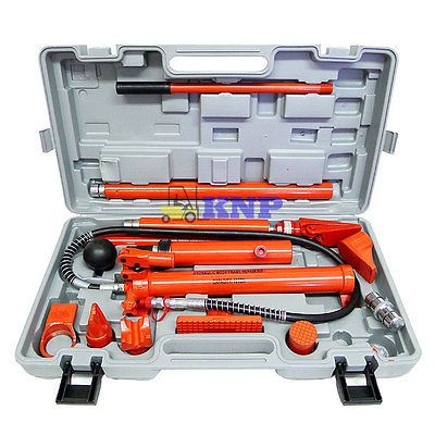 HD 10 Ton Porta Power Hydraulic Jack Body Frame Repair Kit Tools