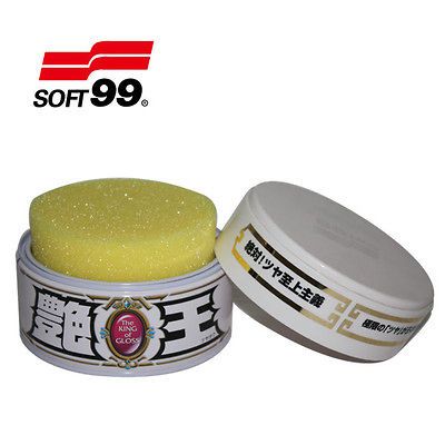 Soft99 Auto Car Brighten Paint Decontaminate Polish Wax Sponge Light